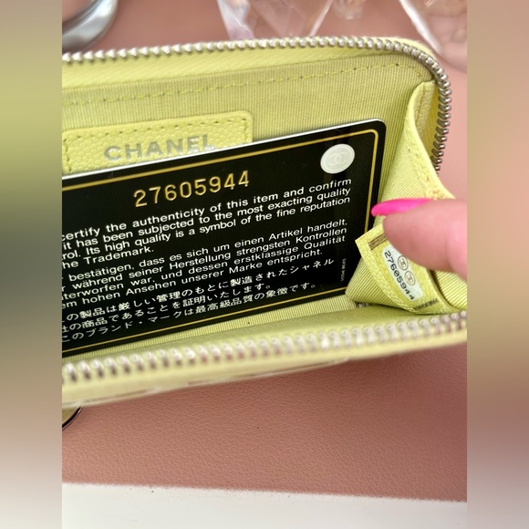 Chanel Leather Keychain Card Wallet - Picture 11 of 12